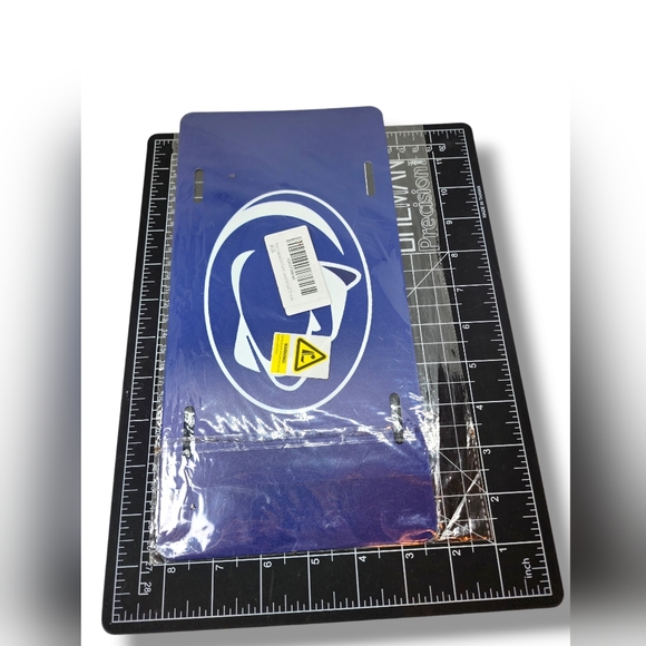 PENN STATE CAR TRUCK TAG LICENSE PLATE METAL PENN ST NITTANY LIONS SIGN 12"x6" - Picture 3 of 3
